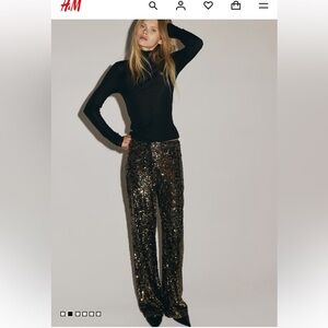 H&M  Sequin Pants
